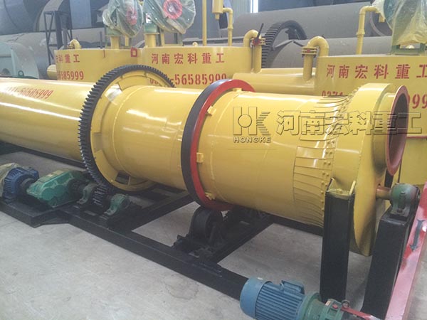  山東的客戶，您采購的0.8x6m雞糞烘干機已發(fā)出